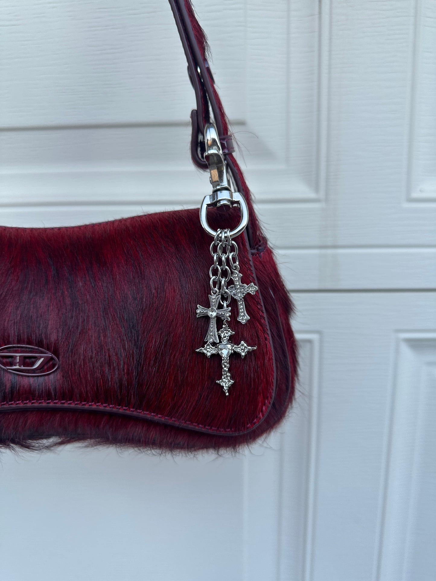 333 Cross Keychain