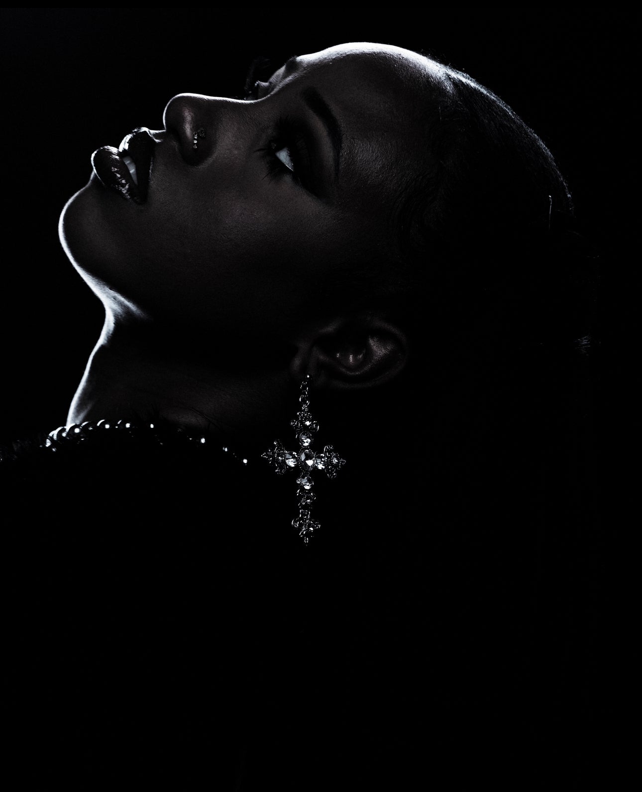 Delilah XL Cross Earrings
