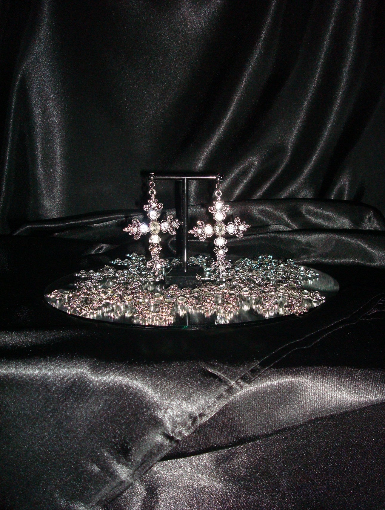 Delilah XL Cross Earrings