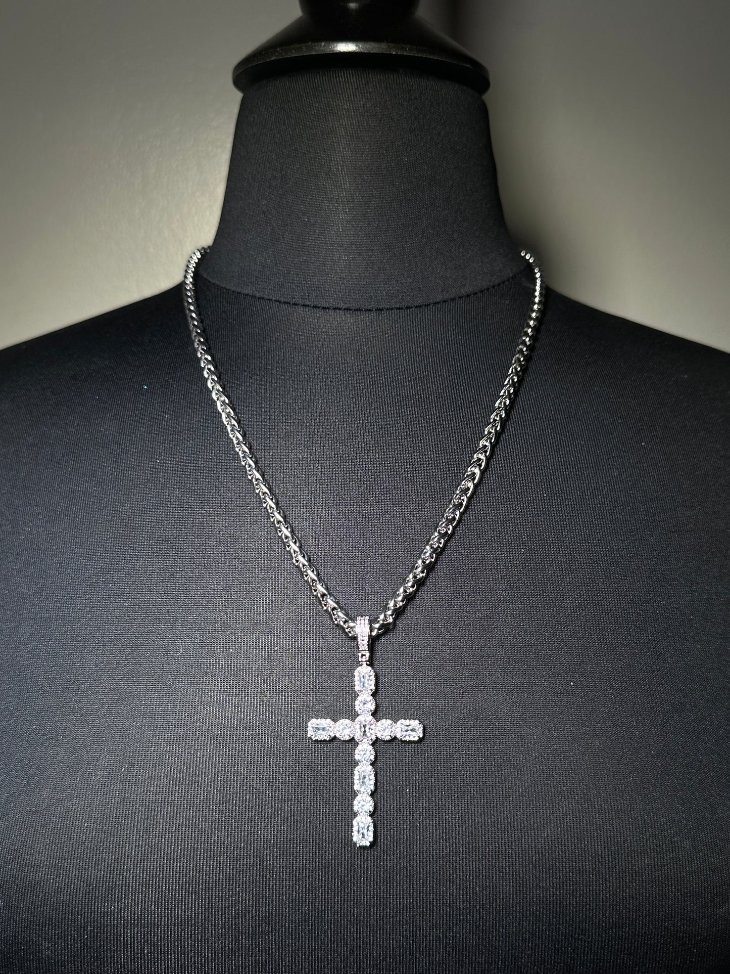 Icy Girl Cross Necklace1
